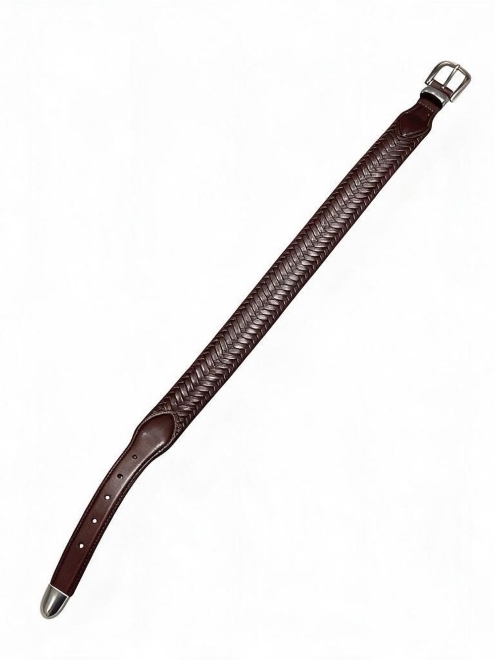 Brighton women’s Brown Braided Leather Belt